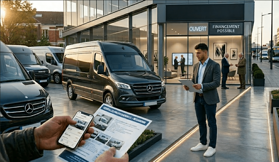 Financer un véhicule pro en création d’entreprise: crédit, leasing, cash et solutions sans bilan